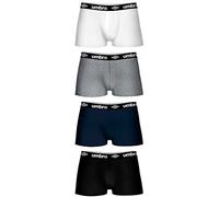 Umbro T014-1 Boxer, Multicolor(Negro/Blanco/Azul/Gris), Large (Tamaño del fabricante:L) (Pack de 5) para Hombre