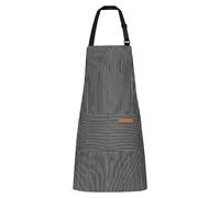 UMCHU 1 Pieza Delantal de chef de calidad, Chef Delantal, Grande Talla Delantales, para la cocina del hogar, restaurantes, cafeterías, repostería, jardinería y barbacoas