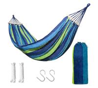 UMCHU 1 Pieza hamacas Jardin,amacas de Jardin Exterior Lona,Hamaca de Viaje Ultraligera,Adecuado para Jardines Traseros, Patios, Jardines, Parques y terrazas