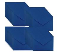 UMCHU 40 Piezas 16 * 11.2m Sobres de Papel Kraft Vintage,Sobre clásico,para Sobres de Boda Felicitaciones Invitaciones(Azul Marino)