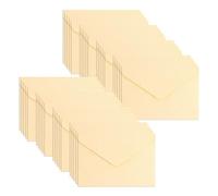 UMCHU 40 Piezas C6 Sobres Acanalados,solapa puntiaguda sobres estructurados,sobres sin ventana,Para la boda birthday party supplies y invitaciones(Beige)