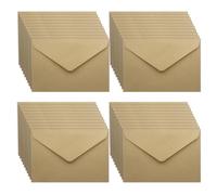UMCHU 40 Piezas C6 Sobres de Papel Kraft Vintage,Sobre clásico,para Sobres de Boda Felicitaciones Invitaciones(Marrón)