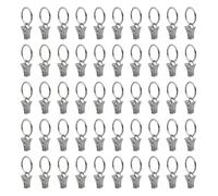 UMCHU 50 Piezas Clips para Cortinas,Ganchoclips para Cortina de Ducha, para Colgar Cortinas de Ventana,Ducha,Fotos