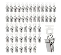 UMCHU 50 Piezas Glider Clips para Cortinas,Clips con Ruedas
