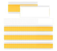 UMCHU 50 Piezas Portas Etiquetas Transparente de Autoadhesivas PVC,Portaetiquetas Portaprecios,Etiquetas Magnéticas,para organizar estanterías, estantes, librerías, cajones, oficinas, supermercados