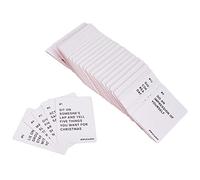 UMDHAIYI Desafío Juego de cartas para fiestas navideñas Hombres Mujeres Divertido Entretenido Competir Instrucción Juego de cartas en inglés