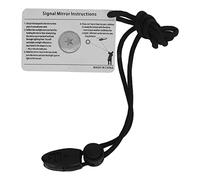 UMDHAIYI Espejo de señal de Supervivencia para comunicación al Aire, Material acrílico, tamaño Compacto, función Flotante, Ideal para Acampar, Caminar, señalización de Emergencia