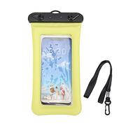 UMDHAIYI Funda impermeable para teléfono UMDHAIYI, fotografía subacuática, bolsa seca flotante, tacto de alta sensibilidad, sello de doble capa, diseño inflable, para teléfonos (Amarilla)
