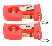 UMDHAIYI Herramienta de nivel magnético para alineación precisa, mini nivel de burbuja para colgar cuadros, mejoras para el hogar esenciales con ampollas duraderas antigolpes y