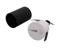 UMDHAIYI Luz de paso LED de hasta 9,8 pies, luz de escalera exterior de aluminio resistente al agua IP65, 3000K, para jardín y patio trasero