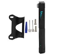 UMDHAIYI Mini Bomba Manual con válvula Schrader/Presta, inflador Universal para Bicicleta, Accesorio para Ciclismo (Negro Azul)