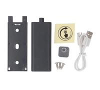 UMDHAIYI Pestillo de empuje para gabinete, mecanismo magnético de empuje para abrir, tamaño de espacio de puerta ajustable, fácil instalación para varios tipos de muebles, para (Gris Negro)