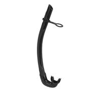 UMDHAIYI Snorkel en Forma de L para Buceo, Tubo de Silicona de 38 cm con Conector de máscara, diseño de respiración, Material Inodoro para Snorkel, Entrenamiento de natación y (Negra)