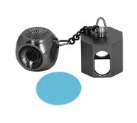 UMDHAIYI Soporte para tiza de billar, soporte magnético portátil de aleación de aluminio para tiza para taco de billar, accesorio (Negra)