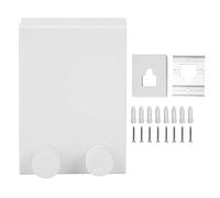 UMDHAIYI Tendedero telescópico ajustable, cuerda de secado de ropa montada en la pared, cuerda de acero inoxidable para baño y lavandería (Tendedero cuadrado blanco 9021W)