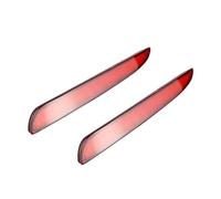 UMDJJU Automóvil Reflector Freno Luz Para Mazda 3 Para M3 Sedan Hatchback 2009-2013 Accesorios 2 Uds Reflectores Parachoques Trasero Coche Lámpara Antiniebla Luz Advertencia(Red Lens)