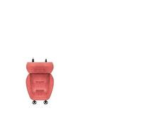 UMDJJU Funda Asiento Coche para MG para ZS IM5 IM6 LS7 L7 L6 Soporte De Pierna para Asiento Coche Extensión Cuero Franela Extensor Cojín Conjunto Fundas Asientos Coche(Red-1pcs)