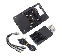 UMDJJU Soporte Navegación para TMAX 530 para T-MAX 530 DX 2017-2021 Soporte para Teléfono con Cargador USB Placa De Navegación GPS para Motocicleta(1)