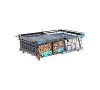 UMDONX Organizadores arcon Congelador de 1 Unidad Negro,28.5-45x30.5x13CM
