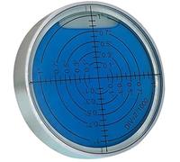 Umei Alta precisión Universal Horizontal Bubble Aluminio Shell Horizontal Círculo Inclinómetro Alta Precisión 6 '/ 2 (con imán, luminoso) (60x12 mm) (agua azul)