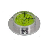 UMEI Scale - Caja de aluminio con burbujas horizontales de alta precisión y nivel de superficie inclinómetros redondos, dos tamaños disponibles (60 x 14 mm)