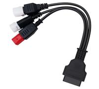 Umelee OBD2 Cable Adaptador 3 en 1, 3/4/6 Pines a 16 Pines