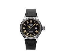 UMF RUHLA Romanus 1558-2 - Reloj automático para hombre, correa de piel negra, fabricado en Alemania
