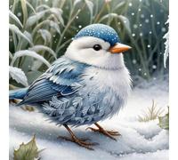 Umfarvt 5D Blue Birds Diamond Painting Kits for Adults Kids,DIY Round Full Drill diamond art painting kits,Canvas Embroidery Diamond Art Craft for Home Wall Decor 90x90cm