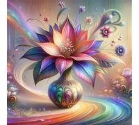 Umfarvt 5D Colorful Leaves Diamond Painting Kits for Adults Kids,DIY Square Full Drill diamond art painting kits,Canvas Embroidery Diamond Art Craft for Home Wall Decor 50x50cm