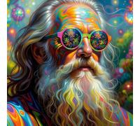 Umfarvt 5D Cool Man Diamond Painting Kits for Adults Kids,DIY Round Full Drill diamond art painting kits,Canvas Embroidery Diamond Art Craft for Home Wall Decor 70x70cm