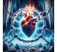Umfarvt 5D Heart Chains Diamond Painting Kits for Adults Kids,DIY Square Full Drill diamond art painting kits,Canvas Embroidery Diamond Art Craft for Home Wall Decor 50x50cm
