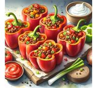 Umfarvt 5D Red Chili Peppers Diamond Painting Kits for Adults Kids,DIY Square Full Drill diamond art painting kits,Canvas Embroidery Diamond Art Craft for Home Wall Decor 20x20cm