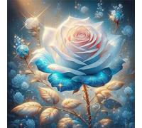 Umfarvt 5D Rosa brillante Diamond Painting Kit Completo,diamond painting Art kit para Adultos,DIY Square Cristal Pintura de Diamante Bordado Punto de Cruz Manualidades para Decor Hogar 50x50cm