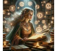 Umfarvt 5D Zodiac Witch Diamond Painting Kits for Adults Kids,DIY Round Full Drill diamond art painting kits,Canvas Embroidery Diamond Art Craft for Home Wall Decor 50x50cm
