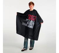 Umhang „That’s right“ Negro, rojo fuente, plata