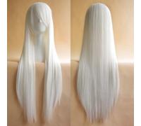 Umi Sonoda Ruka Jabami Yumeko 80cm Negro Blanco Rojo Púrpura Rosa 19 Colores Pelucas Largas Rectas Cosplay Sintético Peluca de Pelo + Peluca Cap NO.3