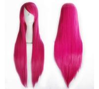 Umi Sonoda Ruka Jabami Yumeko 80cm Negro Blanco Rojo Púrpura Rosa 19 colores Pelucas largas rectas Peluca de pelo sintético Cosplay + Gorro de peluca NO.12