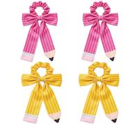 Umibow 4 lazos elásticos para el pelo para el regreso a clases, para mujeres, estudiantes, profesoras