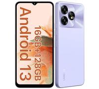 UMIDIGI A15C Teléfono Móvil NFC, 16GB+128GB/TF 1TB Smartphone, 48MP Cámara, 6,7" Pantalla HD+ Movil, Batería 5000mAh, Android Moviles, 4G Dual SIM/Octa-Core/Fingerprint/OTG/GPS,Púrpura