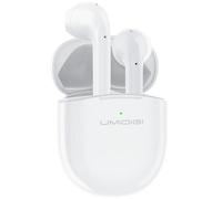 UMIDIGI Auriculares Bluetooth Inalámbricos Airbuds, Intraurales con Cancelación de Ruido ENC, Emparejamiento Automático, Carga Rápida, 24 Horas de Duración de Batería, Blancos