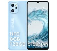 UMIDIGI F3 NFC Movil Baratos, 8GB+128GB Telefonos Moviles Libres, Cámara 48MP, Pantalla De 6.7''HD+,Batería 5150mAh, Octa Core/Dual SIM/NFC/OTG (Azul Claro)