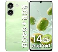 UMIDIGI G9A Smartphone, Android 14 Go, 6.75" HD+ 4G Movil, 8GB+64GB/1TB TF, Dual SIM/5000mAh/Face ID/GPS