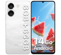 UMIDIGI G9A Smartphone, Android 14 Go, 6.75" HD+ 4G Movil, 8GB+64GB/1TB TF, Dual SIM/5000mAh/Face ID/GPS