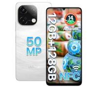 UMIDIGI G9C,12GB(6+6GB RAM Boost)/128GB,Pantalla HD+6,75", 90Hz, Cámara Dual 50 MP + 8MP, Android 14,5000 mAh con Carga Power (Incluido), DualSIM 4G,Incluye Funda,NFC,GPS,Blanco