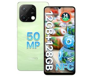 UMIDIGI G9C Teléfono Movil con NFC, 12 GB + 128 GB Telefonos Android Móvil Libre con Pantalla 90 Hz 6.75", Cámara 50 MP, 5000 mAh, Dual SIM, Bluetooth 5.4, GPS, Incluye Cargador y Funda, Verde