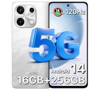 UMIDIGI Note 100 5G Smartphone, Android 14 Telefono Movil, 6.8" HD+ 120Hz Moviles, 16GB+256GB/TF 1TB, Dual SIM 5G Móvil Android, 50MP+16MP Cámara/5000mAh/Face ID/GPS/OTG