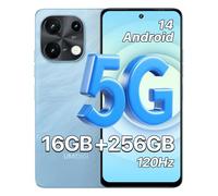 UMIDIGI Note 100 5G Smartphone, Android 14 Telefono Movil, 6.8" HD+ 120Hz Moviles, 16GB+256GB/TF 1TB, Dual SIM 5G Móvil Android, 50MP+16MP Cámara/5000mAh/Face ID/GPS/OTG