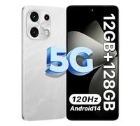 UMIDIGI Note 100 5G Telefono Movil,12GB+128GB/TF 1TB Android 14 Octa Core Smartphone,6.8'' Pantalla HD+ 120Hz Movil,Cámara 50MP+16 MP,Dual SIM 5G Moviles, 5000mAh Batería/Face ID/Fingerprint/GPS/OTG