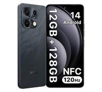 UMIDIGI Note 100 Teléfono móvil, Android 14 Smartphone, 120HZ Octa-Core, 12(6+6) GB+128GB teléfono, 6,8 pulgadas, 50 MP, Face and Fingerprint Unlock, NFC, 5000mAh, GPS, Teléfono Dual SIM