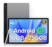 UMIDIGI Tablet 11 Pulgadas, A15 Tab 16(8+8) GB RAM+256GB ROM (1TF) Android 13 Tableta, 7500mAh, 2K, 2000 * 1200HD, 13MP, Octa-Processor/GPS/BT5.0/Face ID, Dual SIM 4G con Lapiz